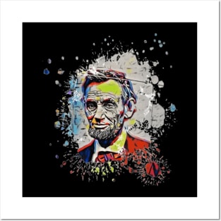 Abraham Lincoln art design Posters and Art